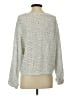 Versona Chevron-herringbone Silver Cardigan Size S - photo 2