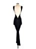 Melani 100% Polyester Solid Black Cocktail Dress Size M - photo 2