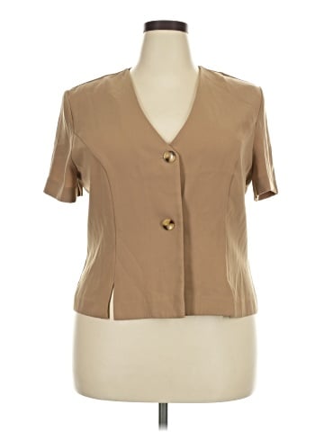 Danny & Nicole Short Sleeve Blouse (view 1)