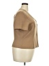 Danny & Nicole 100% Polyester Tan Short Sleeve Blouse Size 18 - photo 4