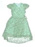 Assorted Brands 100% Polyester Paisley Green Dress Size 10 - photo 1