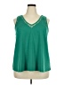 Torrid Green Sleeveless Blouse Size 2X Plus (2) - photo 1