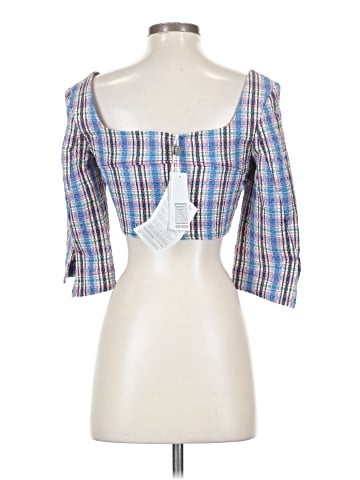 Rosie Assoulin 3/4 Sleeve Blouse (view 2)