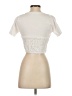 Intermix 100% Cotton Ivory Short Sleeve Turtleneck Size P (petite) - photo 2