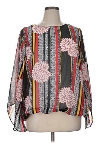 Monroe and Main 3/4 Sleeve Blouse (view 1)