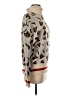 Tularosa Animal Print Tan Pullover Sweater Size S - photo 4