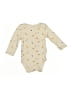 Kyle & Deena Print Gold Long Sleeve Onesie Size 3-6 mo - photo 1