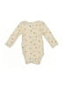 Kyle & Deena Print Gold Long Sleeve Onesie Size 3-6 mo - photo 2
