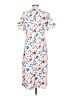 Unbranded Print White Casual Dress Size S - photo 2