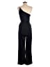 H&M 100% Polyester Solid Black Jumpsuit Size XS - photo 2