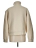 Straight Down Solid Ivory Track Jacket Size L - photo 2