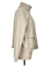 Straight Down Solid Ivory Track Jacket Size L - photo 4