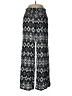 Unbranded Print Black White Casual Pants Size 6 (estimated) - photo 1