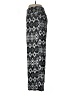 Unbranded Print Black White Casual Pants Size 6 (estimated) - photo 5
