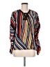 Cato 100% Rayon Black Long Sleeve Blouse Size M - photo 1
