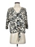 Primark 100% Viscose Ivory 3/4 Sleeve Blouse Size 4 - photo 1