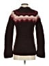 J.Crew Chevron-herringbone Burgundy Brown Pullover Sweater Size S - photo 2