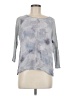 Rebecca Taylor 100% Silk Tie-dye Gray Blouse Size 8 - photo 1