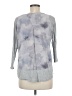 Rebecca Taylor 100% Silk Tie-dye Gray Blouse Size 8 - photo 2