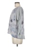 Rebecca Taylor 100% Silk Tie-dye Gray Blouse Size 8 - photo 5