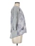 Rebecca Taylor 100% Silk Tie-dye Gray Blouse Size 8 - photo 4