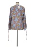 Glamorous 100% Polyester Blue 3/4 Sleeve Blouse Size 16 - photo 2