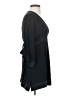 Liquid 100% Silk Black 3/4 Sleeve Silk Top Size 2 - photo 4