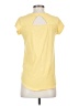Max Studio Yellow Short Sleeve Top Size XS - photo 2