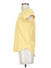 Max Studio Yellow Short Sleeve Top Size XS - photo 5
