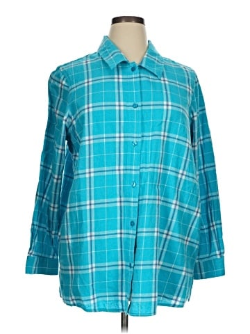 Blair 3/4 Sleeve Button-Down Shirt (view 1)