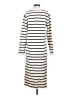 Assorted Brands Stripes Ivory Casual Dress Size S - photo 2