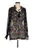 CAbi 100% Polyester Black Long Sleeve Blouse Size M - photo 1