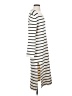 Assorted Brands Stripes Ivory Casual Dress Size S - photo 4