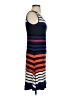 Calvin Klein Stripes Blue Black Cocktail Dress Size 2 - photo 4