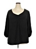 Max Studio Black 3/4 Sleeve Blouse Size 2X - photo 1