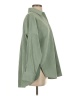 Zara Solid Green Long Sleeve Button-Down Shirt Size XS - photo 4