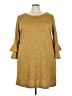 Tacera Gold Casual Dress Size 3X - photo 1