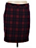 Chadwicks Plaid Burgundy Wool Skirt Size 8 (petite) - photo 1