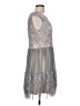Soieblu 100% Polyester Gray Cocktail Dress Size L - photo 4