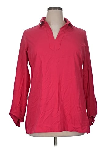 Foxcroft Long Sleeve Blouse (view 1)