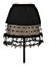 Assorted Brands Polka Dots Black Casual Skirt Size S - photo 2