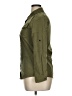 Unbranded Solid Green Long Sleeve Button-Down Shirt Size XL - photo 5