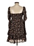 Mi ami 100% Polyester Floral Brown Casual Dress Size XS - photo 2
