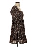 Mi ami 100% Polyester Floral Brown Casual Dress Size XS - photo 4