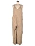 Old Navy Solid Tan Jumpsuit Size S - photo 1