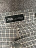 Zara Houndstooth Gray Dress Pants Size S - photo 7