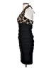 Carole Little Animal Print Black Cocktail Dress Size 4 - photo 5