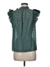 Ulla Johnson 100% Cotton Teal Sleeveless Blouse Size 6 - photo 2