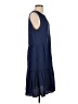 Dylan 100% Cotton Solid Blue Casual Dress Size XS - photo 4