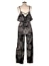 Runway Story 100% Polyester Graphic Gray Jumpsuit Size S - photo 2